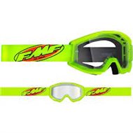 YOUTH 100% FMF CORE GOGGLES 2021 YELLOW COLOUR - CLEAR LENS