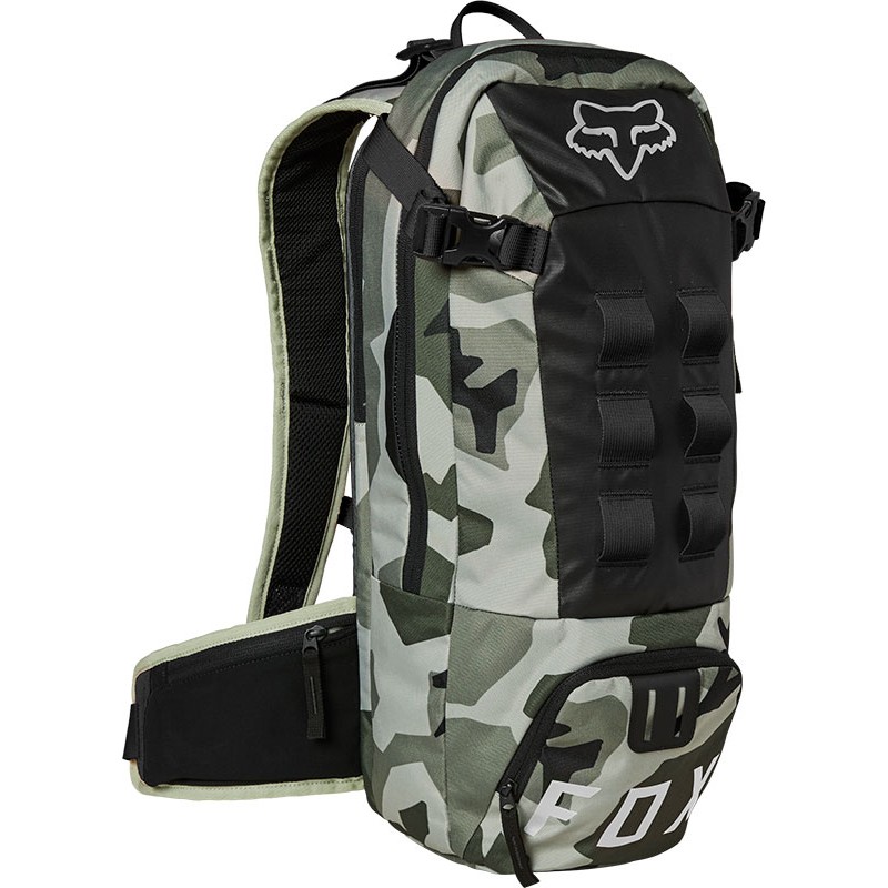 MOCHILA HIDRATACIÓN FOX UTILITY 18L LG 2022 COLOR VERDE CAMUFLAJE  28408-031-OS - MotocrossCenter.com