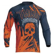 THOR YOUTH SECTOR GNAR JERSEY 2023 COLOUR ORANGE/BLUE