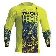 THOR YOUTH SECTOR ATLAS JERSEY 2023 COLOUR ACID/BLUE