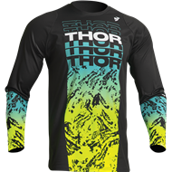THOR YOUTH SECTOR ATLAS JERSEY 2023 COLOUR BLACK/TEAL