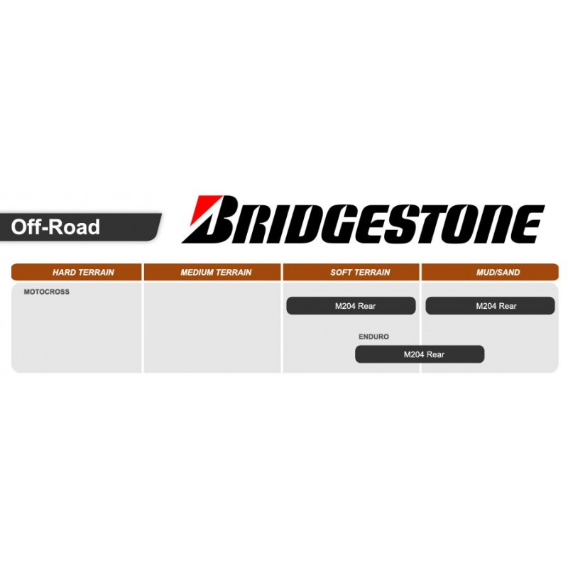 80/100x21 Bridgestone Battlecross X20 Soft Terrain Tire for Honda CRF250R 2004-2018 