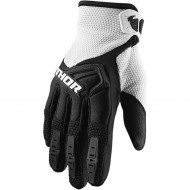 OFFER THOR YOUTH SPECTRUM GLOVES BLACK / WHITE COLOUR #STOCKCLEARANCE
