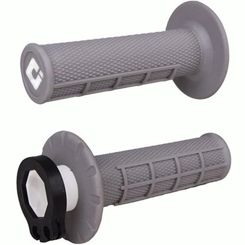 ODI MX V2 LOCKON HALFWAFFLE GRIP GREY 06302271