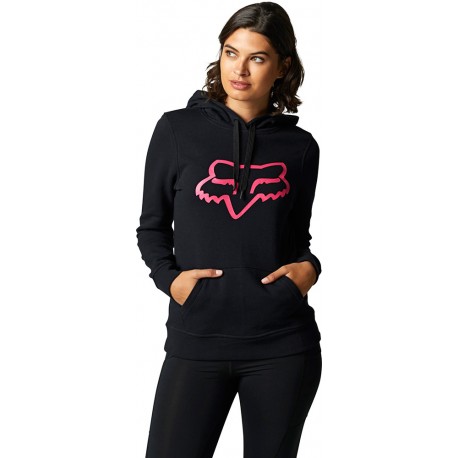 FOX BOUNDARY PULLOVER FLEECE BLACK / PINK COLOUR 26523-285 -  MotocrossCenter.com