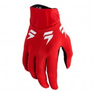 SHIFT YOUTH WHITE LABEL TRAC GLOVE RED COLOUR