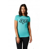 OFFER WOMEN FOX DIVISION TECH TEE TEAL COLOUR #STOCKCLEARANCE