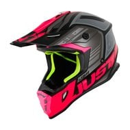 CASCO JUST1 J38 BLADE COLOR FUCSIA FLUOR / NEGRO MATE