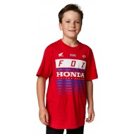 OFFER FOX YOUTH HONDA SHORT SLEEVE TEE COLOUR FLAME RED #STOCKCLEARANCE