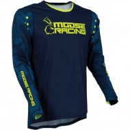 MOOSE AGROID JERSEY 2022 COLOUR BLUE/YELLOW