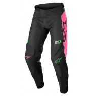 ALPINESTARS YOUTH RACER COMPASS PANTS 2022 COLOUR BLACK / GREEN NEON / PINK FLUO