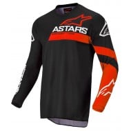 ALPINESTARS YOUTH RACER CHASER JERSEY 2022 COLOUR BLACK / BRIGHT RED