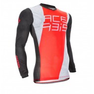 ACERBIS MX J-TRACK ONE JERSEY 2022 COLOUR WHITE/RED