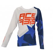 ACERBIS YOUTH MX J-WINDY ONE VENT JERSEY 2022 COLOUR BLUE/WHITE